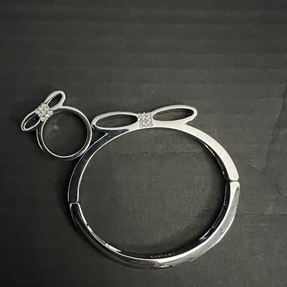 Lia sophia bow ring and bracelet